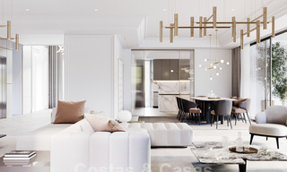 Modern - classic style new luxury villas for sale on the prestigious Golden Mile in Marbella 36389 