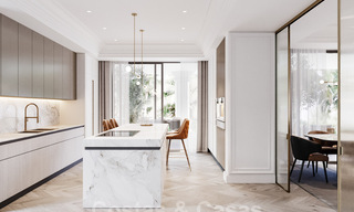 Modern - classic style new luxury villas for sale on the prestigious Golden Mile in Marbella 36391 