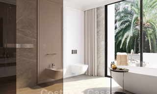 Modern - classic style new luxury villas for sale on the prestigious Golden Mile in Marbella 36402 