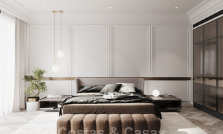 Modern - classic style new luxury villas for sale on the prestigious Golden Mile in Marbella 36407 