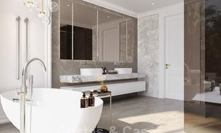 Modern - classic style new luxury villas for sale on the prestigious Golden Mile in Marbella 36412 