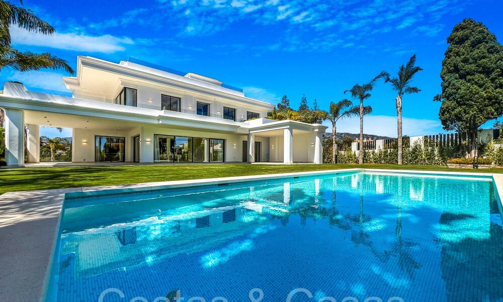 Modern - classic style new luxury villas for sale on the prestigious Golden Mile in Marbella 69662
