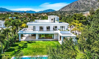 Modern - classic style new luxury villas for sale on the prestigious Golden Mile in Marbella 69673 