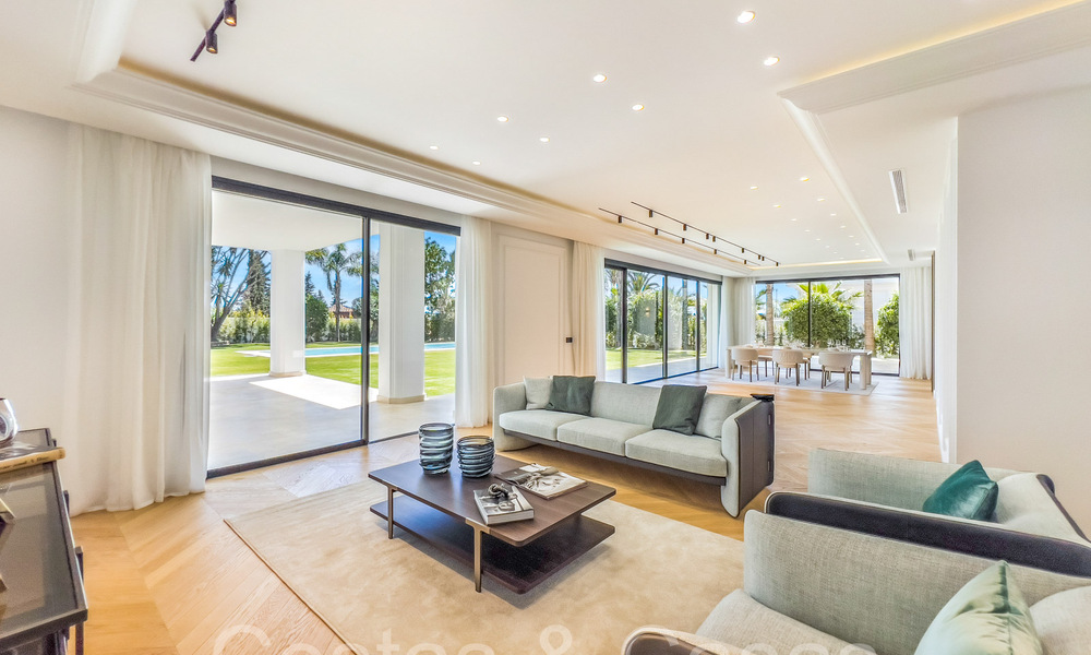 Modern - classic style new luxury villas for sale on the prestigious Golden Mile in Marbella 69684