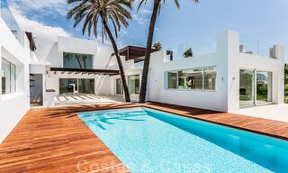Modern beachside villa for sale in East Marbella with sea views, a stone's throw away from beautiful and cozy beaches 36455 