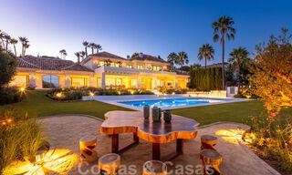 Very spacious luxury villa for sale in a Mediterranean style with a contemporary design interior in the Golf Valley of Nueva Andalucia, Marbella 36536 