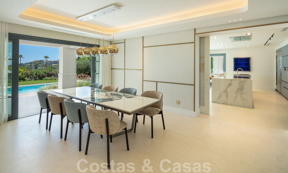 Very spacious luxury villa for sale in a Mediterranean style with a contemporary design interior in the Golf Valley of Nueva Andalucia, Marbella 36538