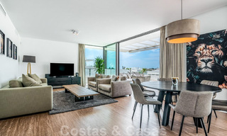 Ready to move in, modern designer 3 bedroom penthouse for sale within a luxury residential area in Marbella - Estepona 36725 
