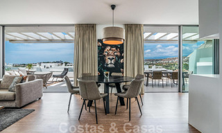 Ready to move in, modern designer 3 bedroom penthouse for sale within a luxury residential area in Marbella - Estepona 36726 