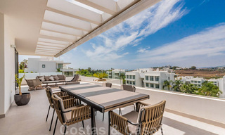 Ready to move in, modern designer 3 bedroom penthouse for sale within a luxury residential area in Marbella - Estepona 36736 