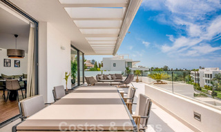 Ready to move in, modern designer 3 bedroom penthouse for sale within a luxury residential area in Marbella - Estepona 36737 
