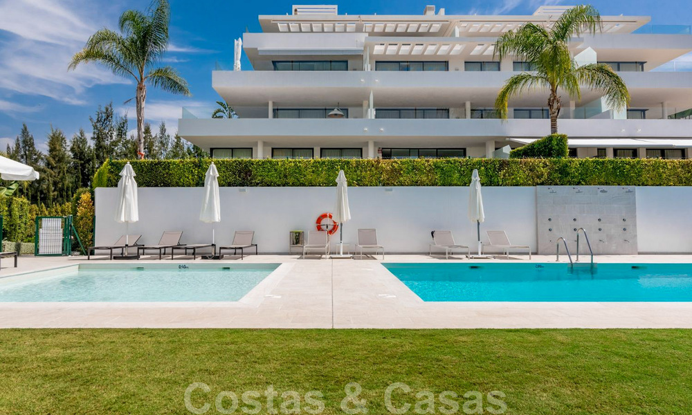 Ready to move in, modern designer 3 bedroom penthouse for sale within a luxury residential area in Marbella - Estepona 36741