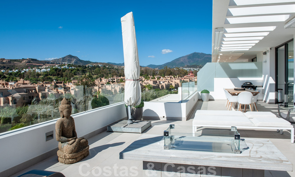 Ready to move in, spacious modern designer penthouse for sale in a luxury complex in Marbella - Estepona 36989