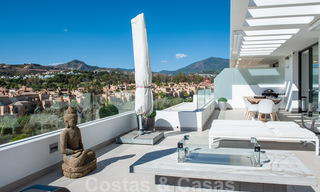 Ready to move in, spacious modern designer penthouse for sale in a luxury complex in Marbella - Estepona 36989 