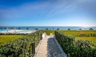 Sleek modern, luxury frontline beach apartment for sale in Emare, on the New Golden Mile, between Marbella and Estepona 36935 
