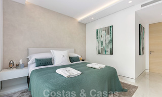 Sleek modern, luxury frontline beach apartment for sale in Emare, on the New Golden Mile, between Marbella and Estepona 36938 
