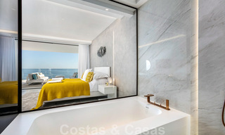 Sleek modern, luxury frontline beach apartment for sale in Emare, on the New Golden Mile, between Marbella and Estepona 36941 