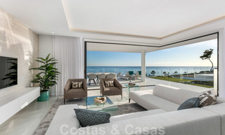Sleek modern, luxury frontline beach apartment for sale in Emare, on the New Golden Mile, between Marbella and Estepona 36954 