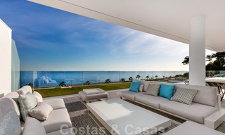 Sleek modern, luxury frontline beach apartment for sale in Emare, on the New Golden Mile, between Marbella and Estepona 36955 