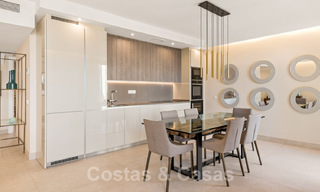 Contemporary and renovated frontline beach Penthouse for sale with 4 bedrooms and stunning sea views on the New Golden Mile between Marbella and Estepona 36889 