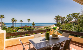 Contemporary and renovated frontline beach Penthouse for sale with 4 bedrooms and stunning sea views on the New Golden Mile between Marbella and Estepona 36921 