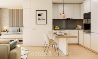 Modern luxury apartments for sale in an exclusive complex with a private lagoon on the Costa del Sol 37073 