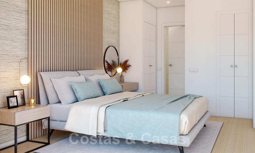 Modern luxury apartments for sale in an exclusive complex with a private lagoon on the Costa del Sol 37074