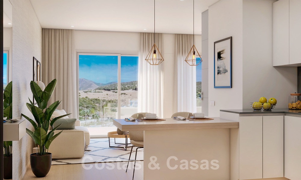 Modern luxury apartments for sale in an exclusive complex with a private lagoon on the Costa del Sol 37076