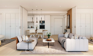 Modern luxury apartments for sale in an exclusive complex with a private lagoon on the Costa del Sol 37077 