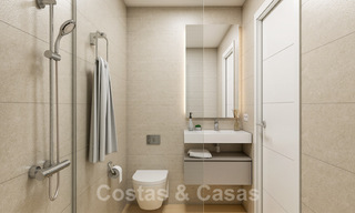 Modern luxury apartments for sale in an exclusive complex with a private lagoon on the Costa del Sol 37084 