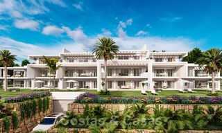 Modern luxury apartments for sale in an exclusive complex with a private lagoon on the Costa del Sol 37088 