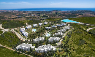 Modern luxury apartments for sale in an exclusive complex with a private lagoon on the Costa del Sol 37090 