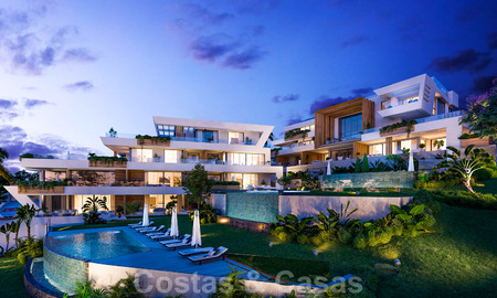 New innovative luxury apartments for sale directly on the golf course and with sea views in Cabopino, East Marbella 37098