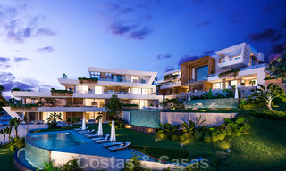New innovative luxury apartments for sale directly on the golf course and with sea views in Cabopino, East Marbella 37098 