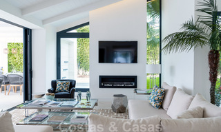 Stylishly refurbished villa for sale in a contemporary Mediterranean style on the Golden Mile in Marbella 37367 