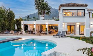 Stylishly refurbished villa for sale in a contemporary Mediterranean style on the Golden Mile in Marbella 37387 