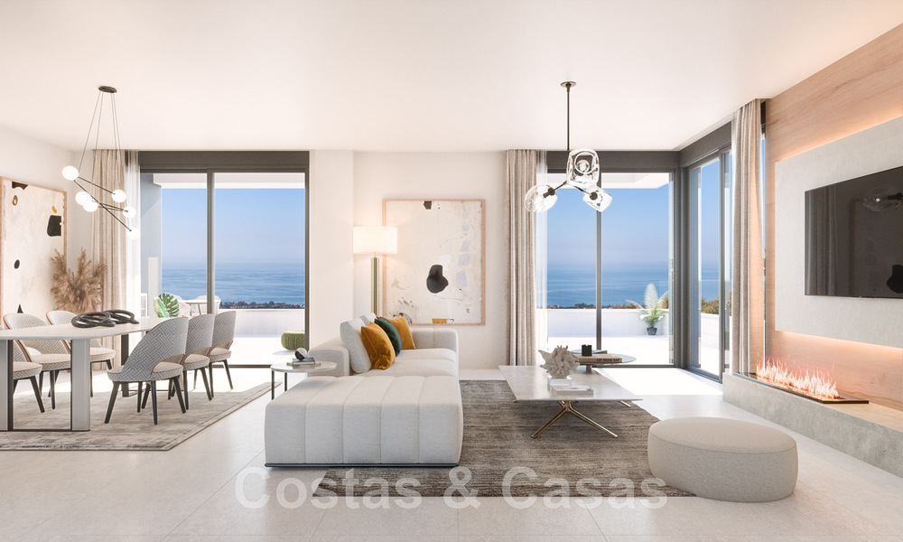 New contemporary design project with luxury apartments for sale with stunning sea views in East Marbella 47632