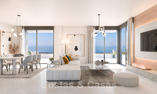 New contemporary design project with luxury apartments for sale with stunning sea views in East Marbella 47632 