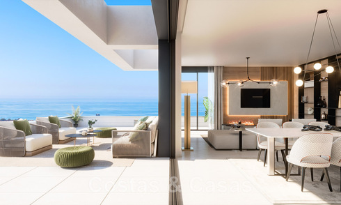New contemporary design project with luxury apartments for sale with stunning sea views in East Marbella 47633