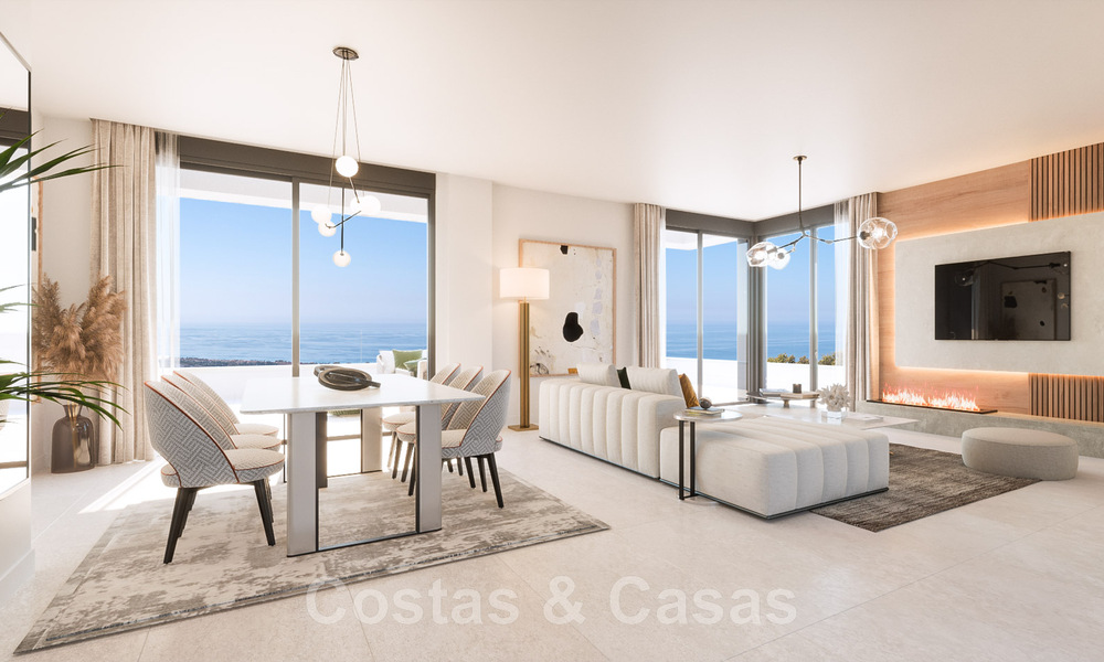 New contemporary design project with luxury apartments for sale with stunning sea views in East Marbella 47634