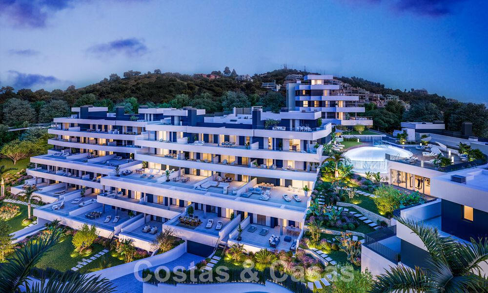 New contemporary design project with luxury apartments for sale with stunning sea views in East Marbella 47647