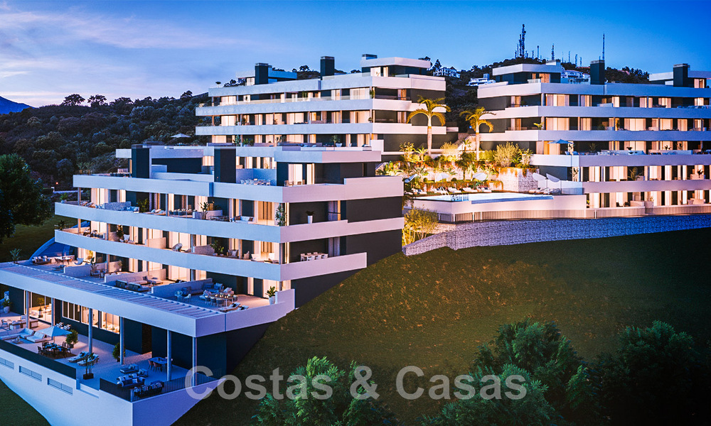 New contemporary design project with luxury apartments for sale with stunning sea views in East Marbella 47651
