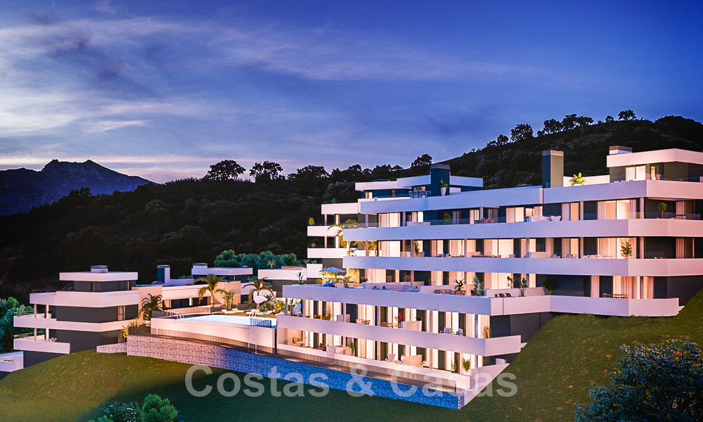 New contemporary design project with luxury apartments for sale with stunning sea views in East Marbella 47652