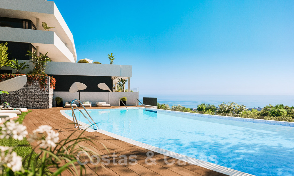 New contemporary design project with luxury apartments for sale with stunning sea views in East Marbella 47653