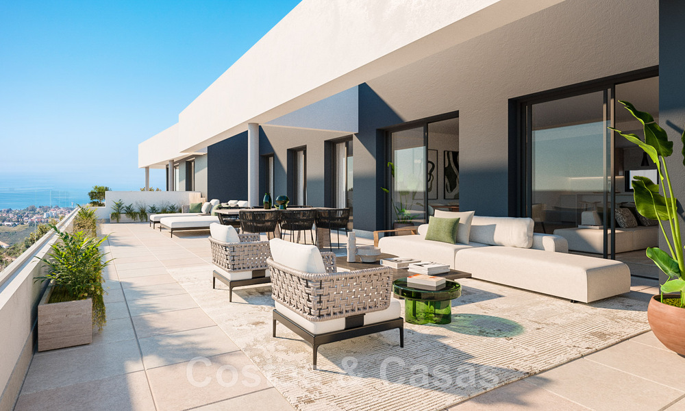 New contemporary design project with luxury apartments for sale with stunning sea views in East Marbella 47658