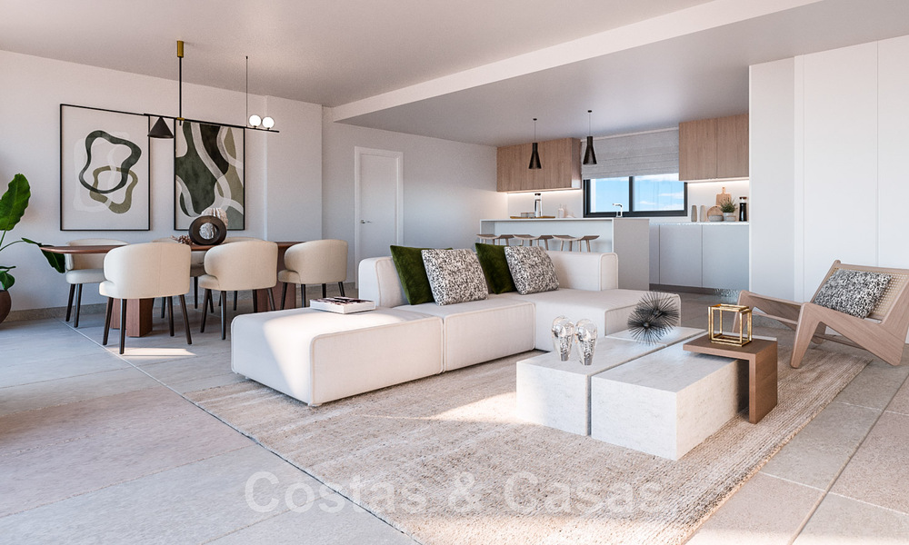 New contemporary design project with luxury apartments for sale with stunning sea views in East Marbella 47659