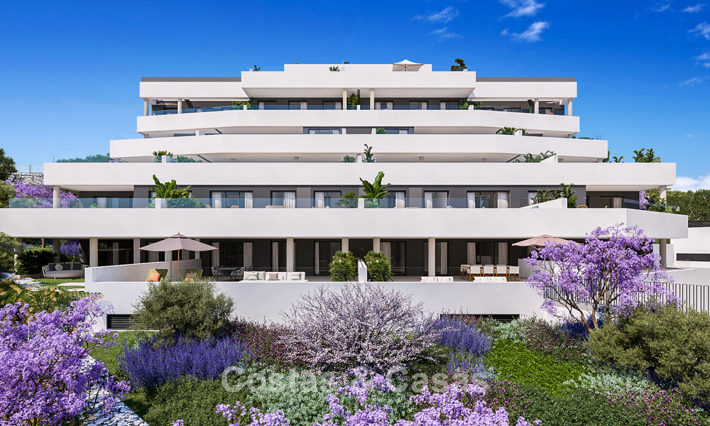 New contemporary design project with luxury apartments for sale with stunning sea views in East Marbella 800518