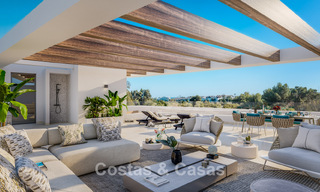 Frontline Golf, modern luxurious apartments for sale, walking distance to amenities in Guadalmina and San Pedro in Marbella 806662 