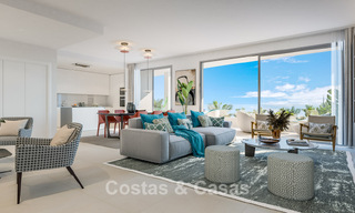 Frontline Golf, modern luxurious apartments for sale, walking distance to amenities in Guadalmina and San Pedro in Marbella 806664 