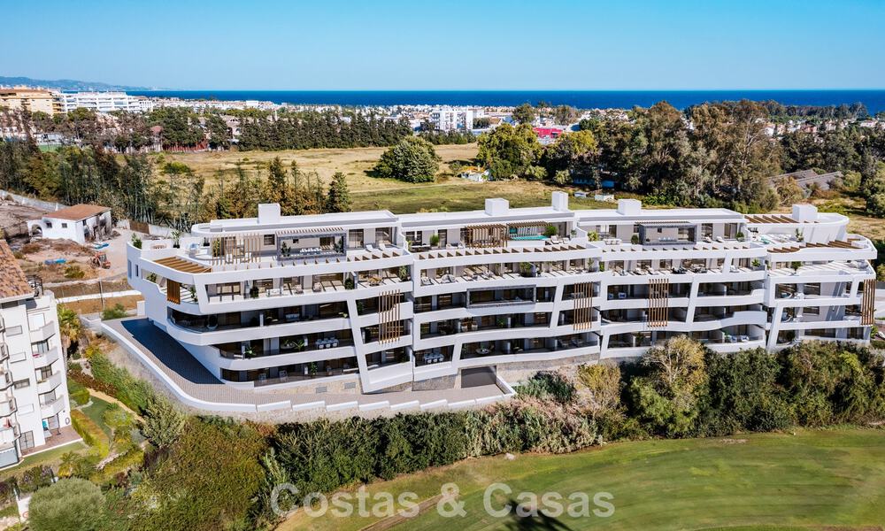 Frontline Golf, modern luxurious apartments for sale, walking distance to amenities in Guadalmina and San Pedro in Marbella 806665